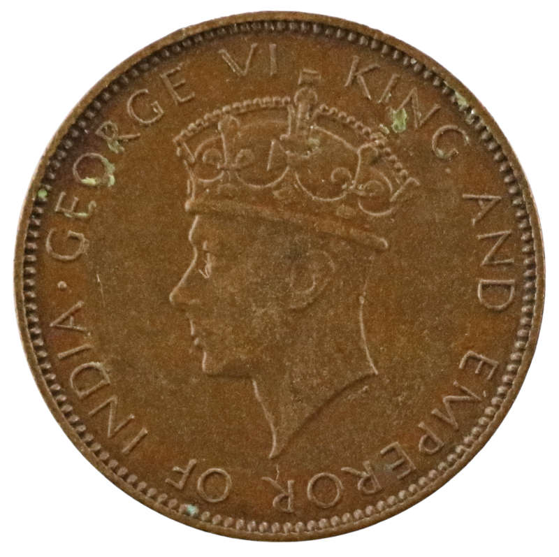 1942 Ceylon 1 Cent #KM111