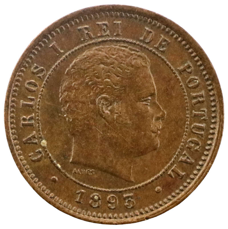1893 Portugal 5 Reis KM#530