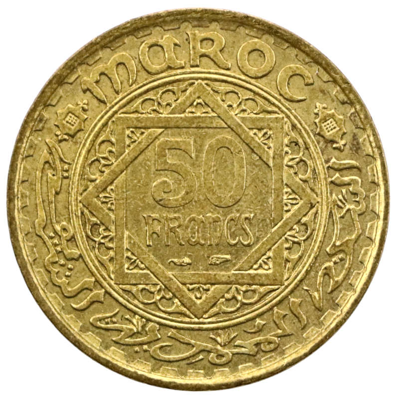 1952 Morocco 50 Francs