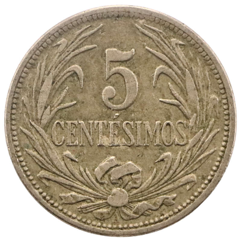 1936 Oriental Republic of Uruguay 5 Centésimos KM#21