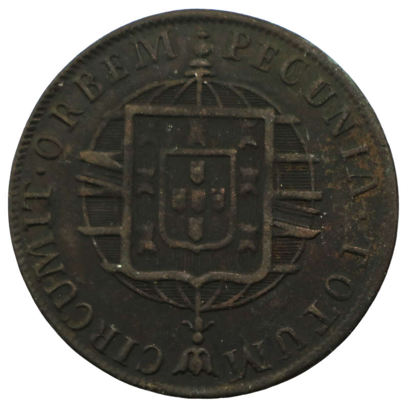 1821-R Brazil 20 Réis KM#316