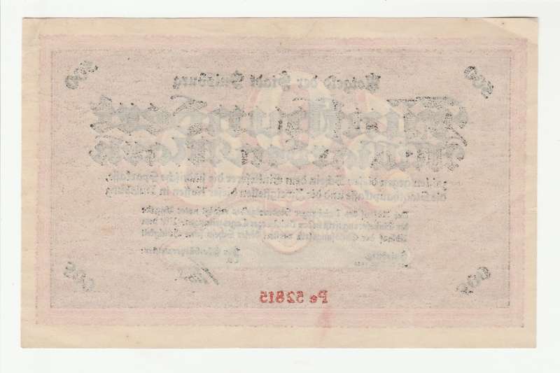 1923 German Rheinland Stadt Duisburg 500 Million Mark