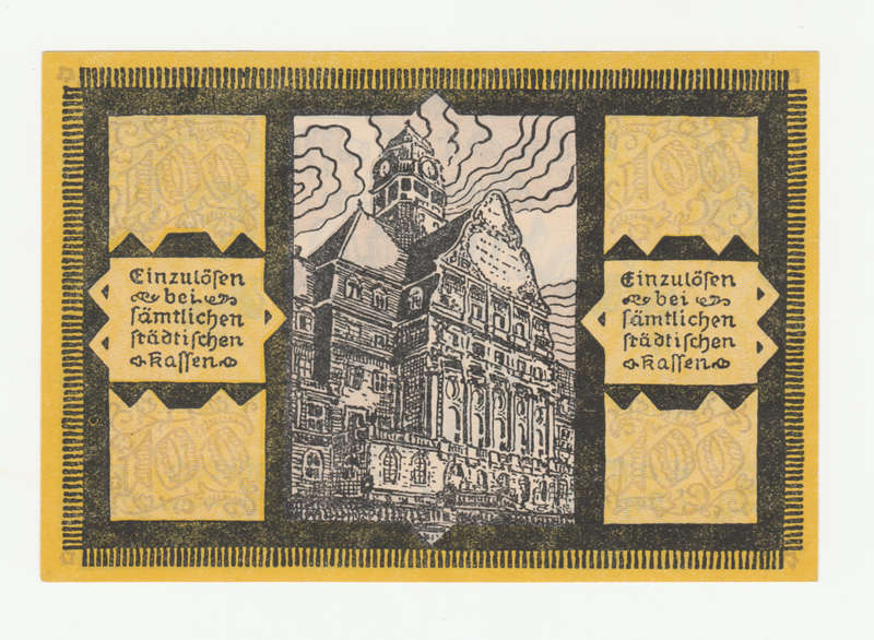 1922 German Cassel Stadt 100 Mark