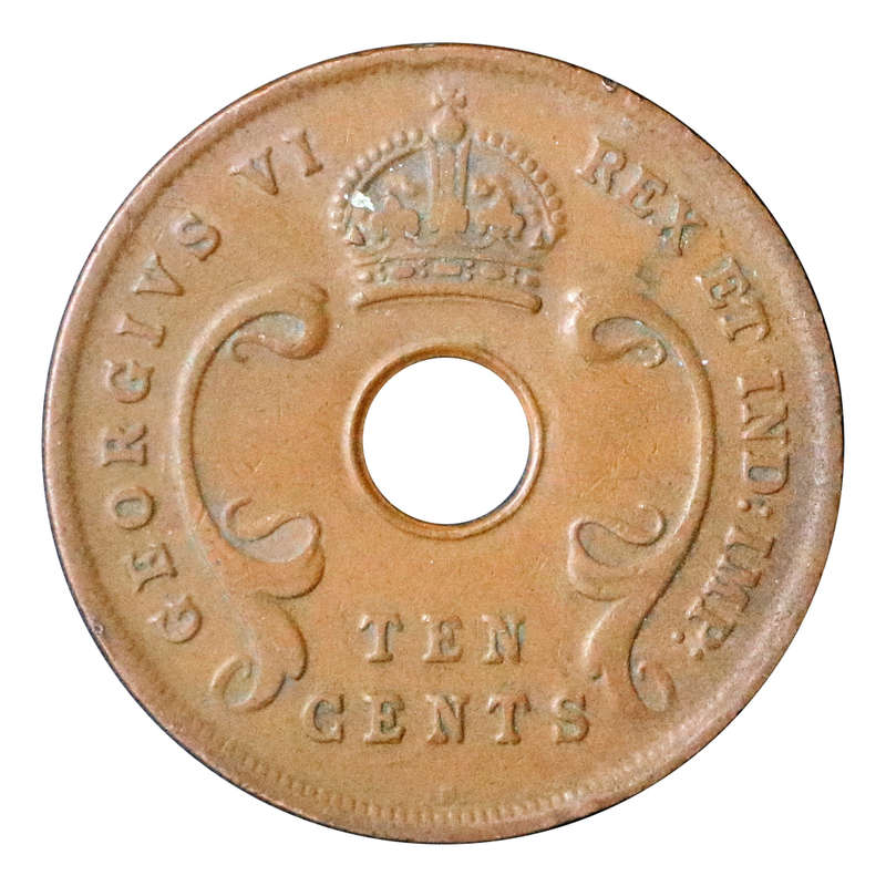 1937 East Africa 10 Cents
