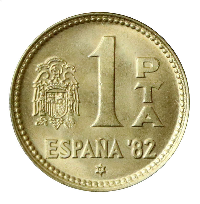 Spain 1 Peseta 1982