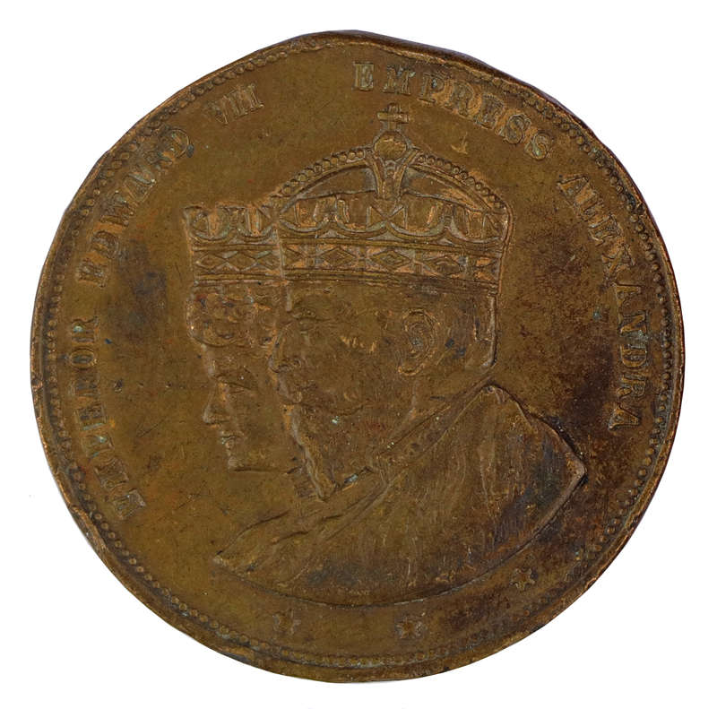 1900`s Edward VII Commemorative Medallion , much harder to find variety