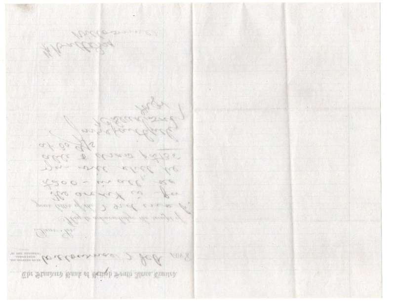 1888 The Standard Bank of British South Africa Limited: letter to client