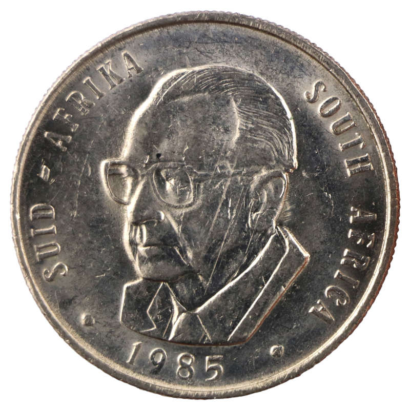 Error 1985 South Africa Nickel R1, Die Transfer i.e. Progressive Indirect Design Transfer (Also know