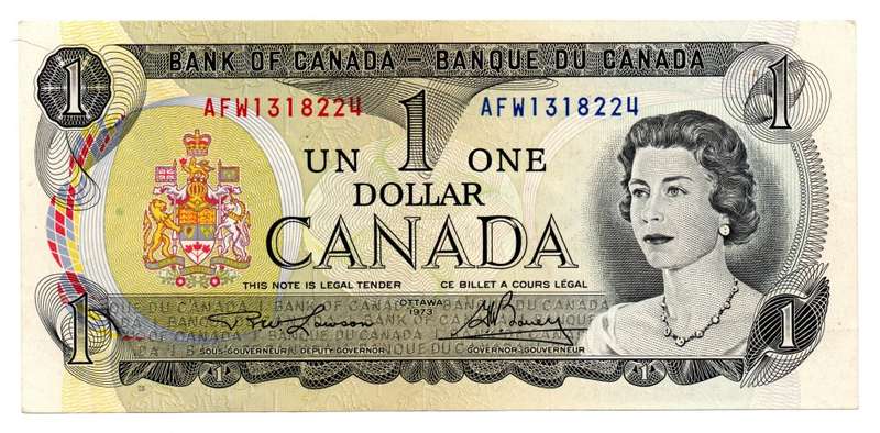 1973 Canada $1 Pick#85a