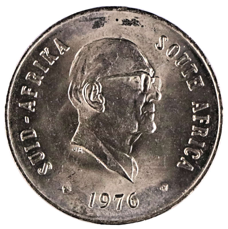 Error 1976 South Africa 20 Cent, Die Transfer i.e. Progressive Indirect Design Transfer (Also known