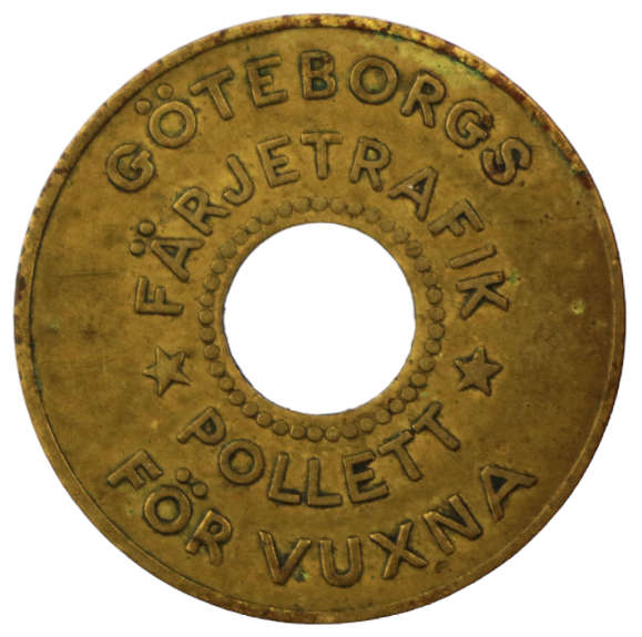 Vintage Sweden Göteborg Ferry Token