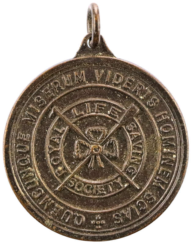 1946 Royal Life Saving Society Medallion Awarded to R. G. A. Harvey