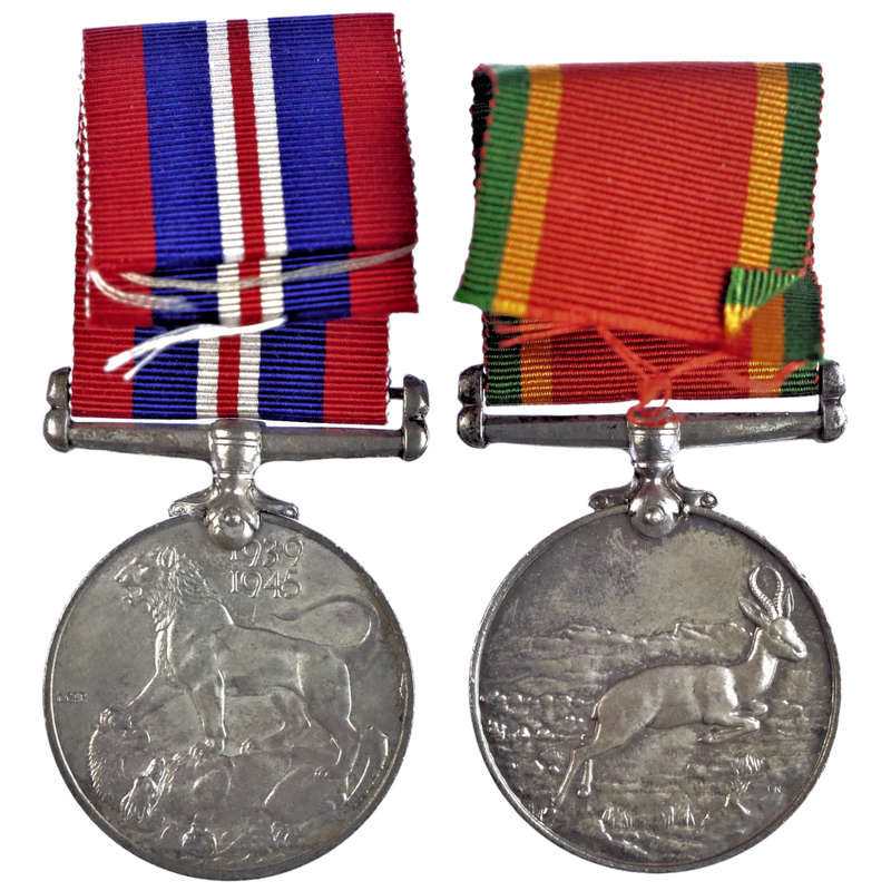 WWII Medal Pair C.A.S Collins - 71249