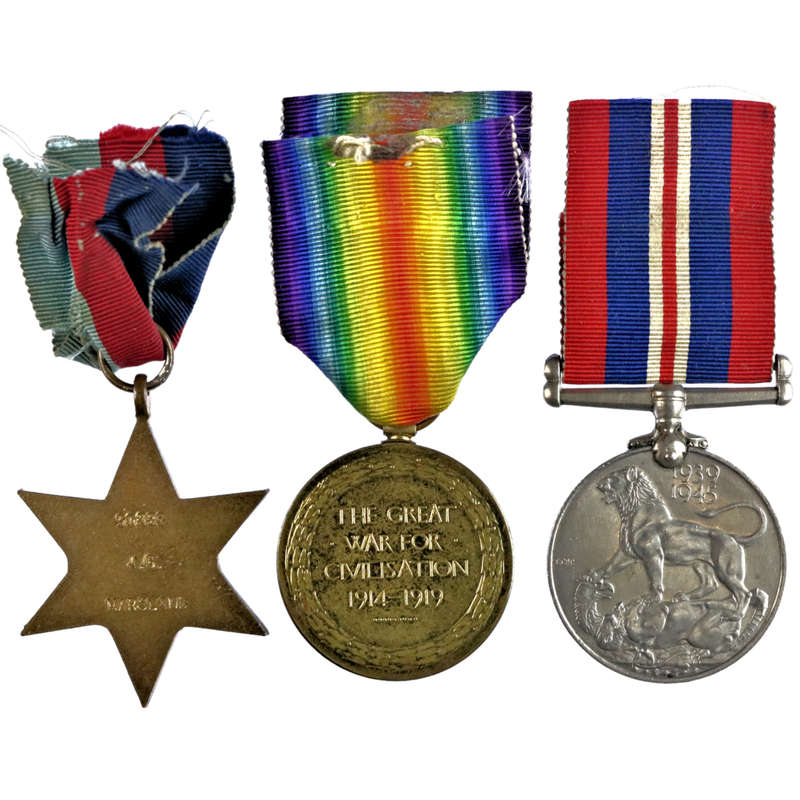 WW1 & 2 Medal Family lot: Gunner (GNR) James Marsland - 34481 - Royal Airforce