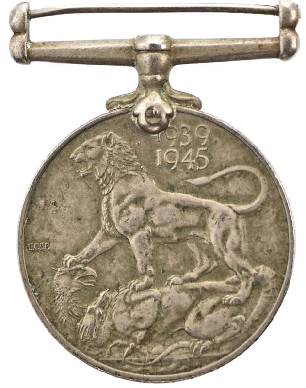 WWII Service Medal, Engraved "118153 E. A. PAYNE" no Ribbon