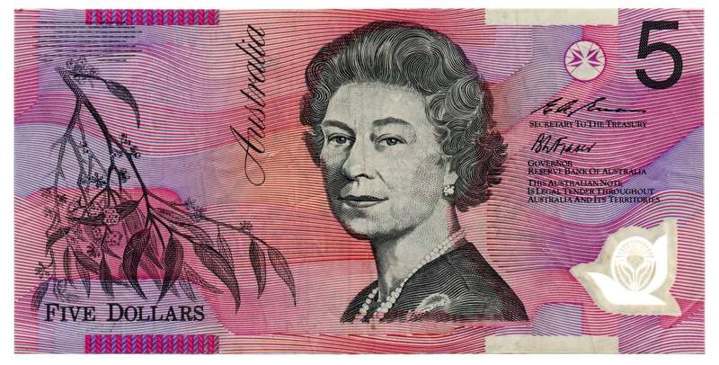 1995 Australia 5 Dollar Pick#51a