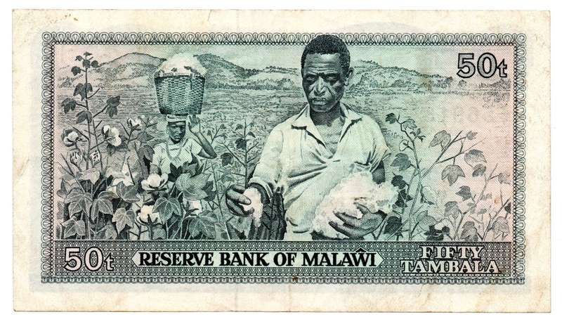 1982 Malawi 50 Tambala Replacement Y/Y Pick#13d