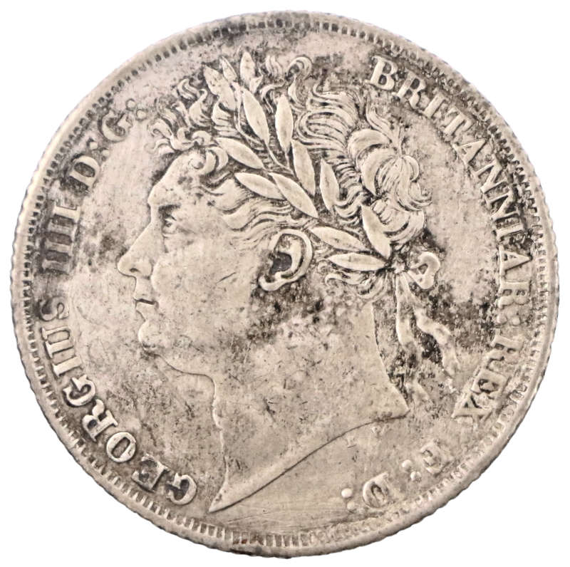 1824 Great Britain Shilling .925 Silver KM#687