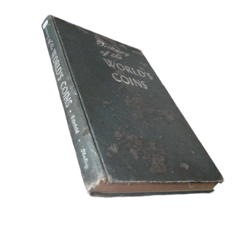 1955 Treasury Of The World`s Coins by Fred Reinfeld Hardcover w/o Dustjacket