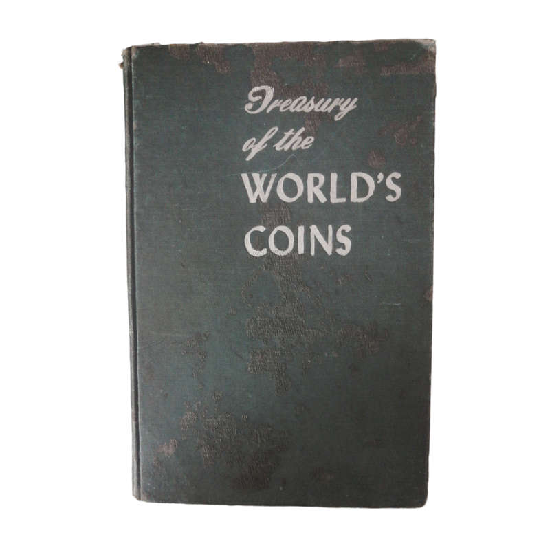 1955 Treasury Of The World`s Coins by Fred Reinfeld Hardcover w/o Dustjacket