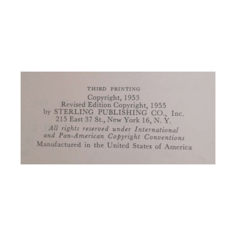 1955 Treasury Of The World`s Coins by Fred Reinfeld Hardcover w/o Dustjacket
