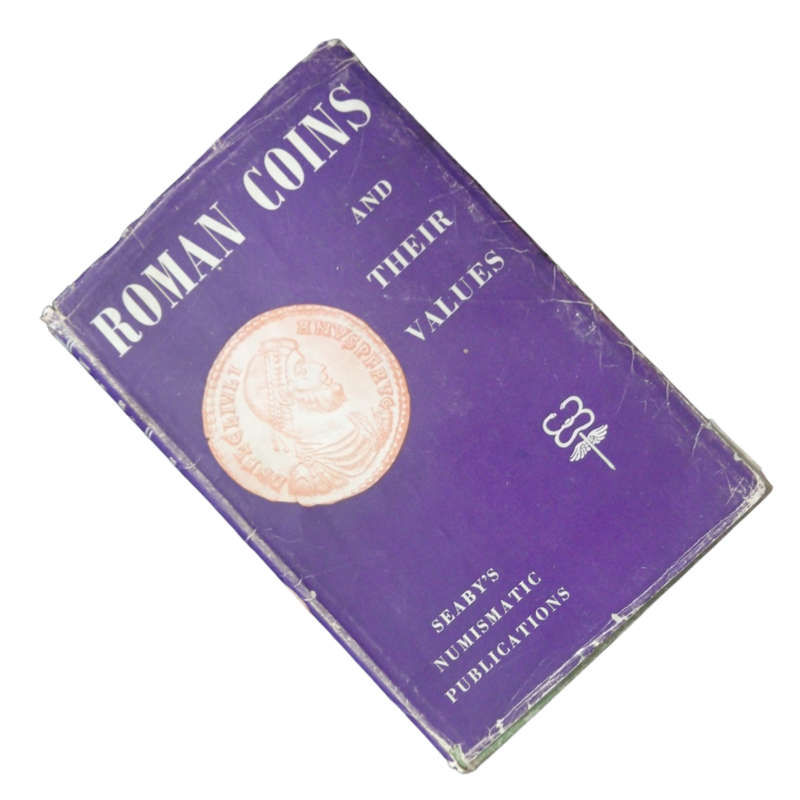 1964 Roman Coins And Their Values by David R. Sear Hardcover w/Dustjacket
