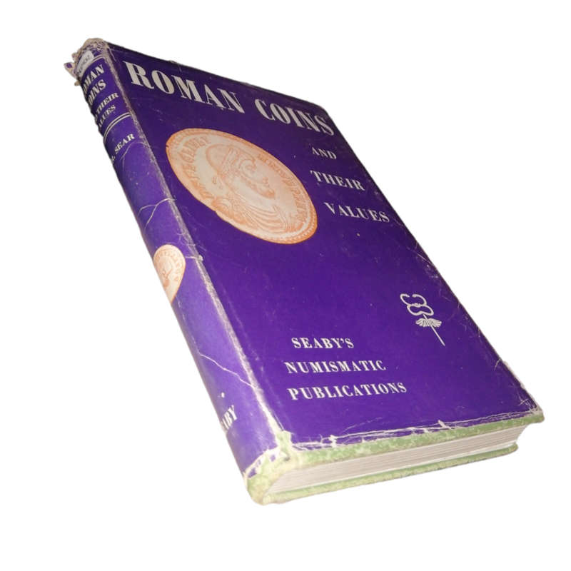 1964 Roman Coins And Their Values by David R. Sear Hardcover w/Dustjacket