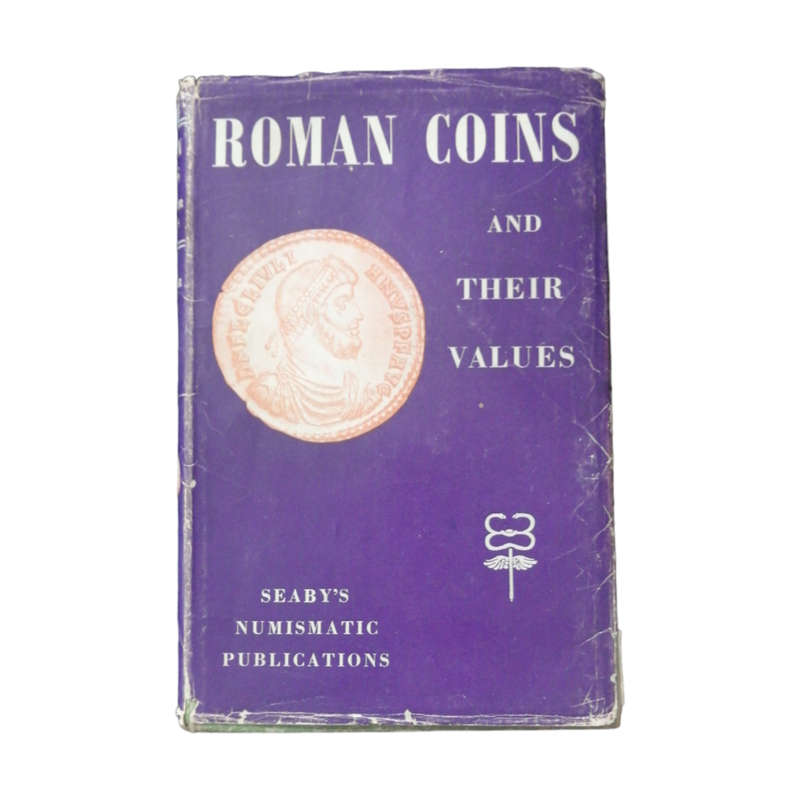 1964 Roman Coins And Their Values by David R. Sear Hardcover w/Dustjacket