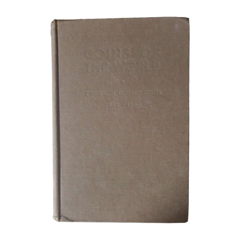 1955 Coins Of The World- 20th Century Issues 1901-1954 Hardcover w/o Dustjacket