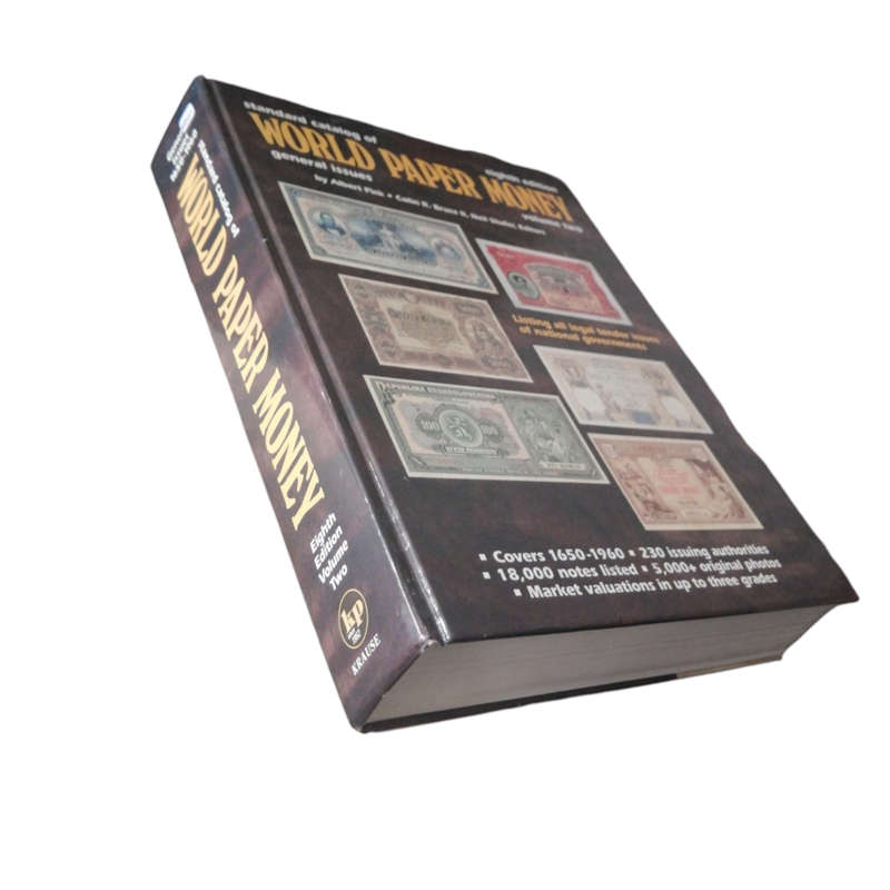 1996 Standard Catalog Of World Paper Money- Volume 2- General Issues Hardcover w/o Dustjacket