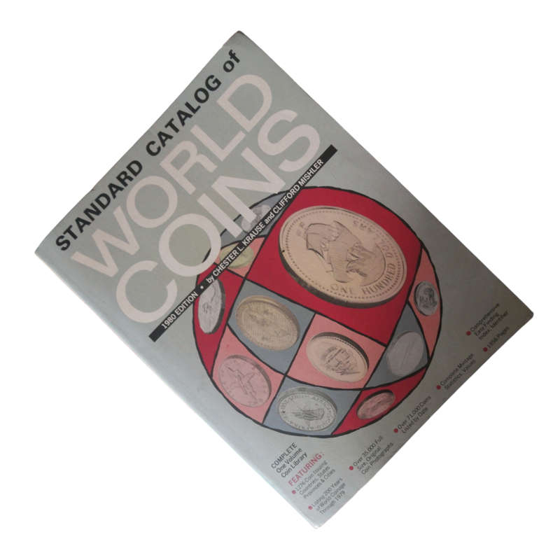 1980 Standard Catalog Of World Coins by Chester L. Krause and Clifford Mishler Softcover