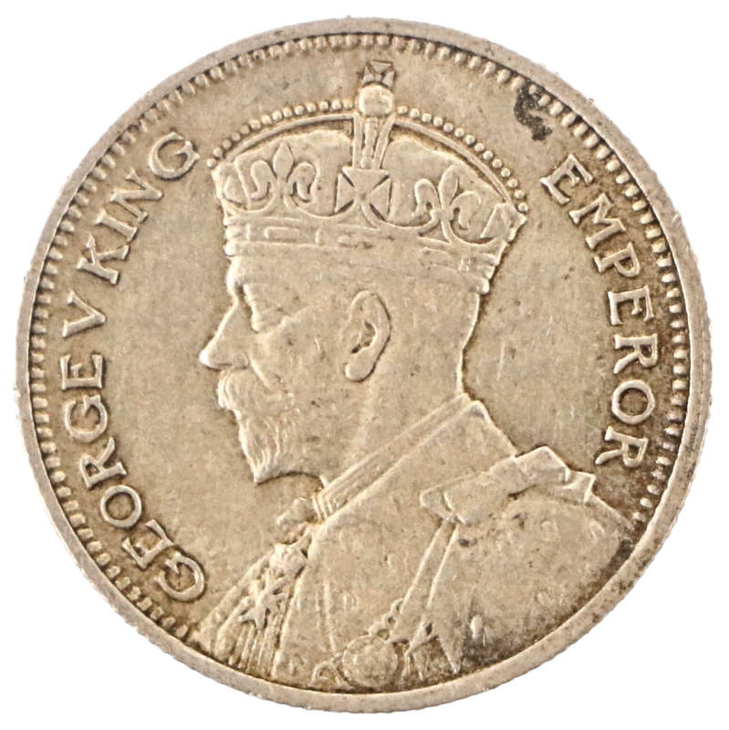 1936 Southern Rhodesia 6 Pence, 675k Minted .925 Silver KM#2