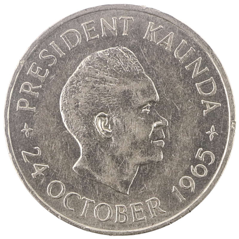 1965 Zambia 5 Shilling 10k Minted KM#4