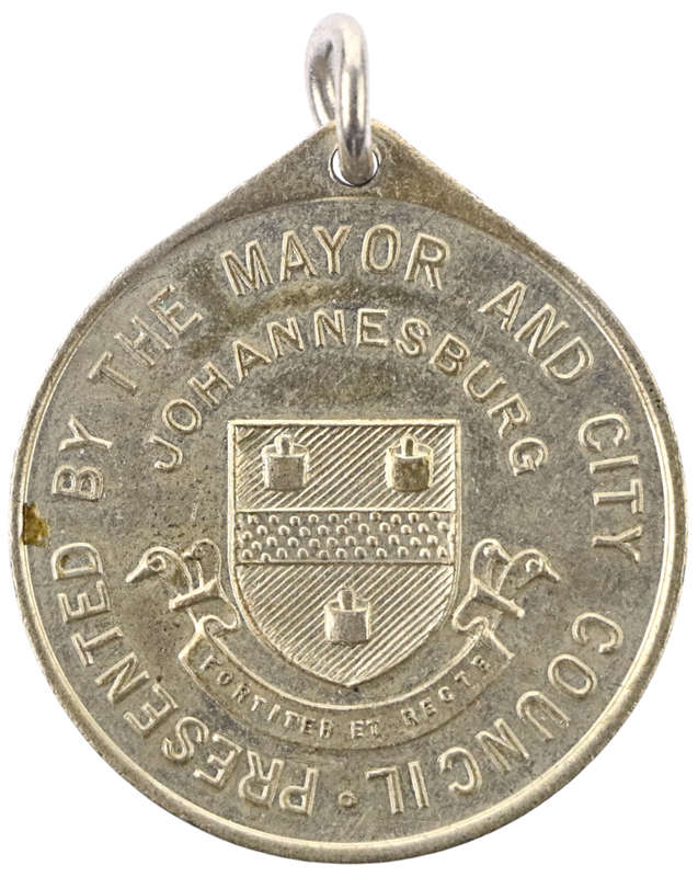 1949 South Africa Voortrekker Monument Inauguration - Johannesburg Nickel Medallion