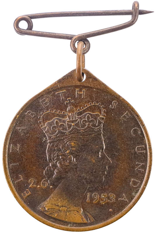 1953 South Africa Commemorative Bronze Queen Elizabeth II Coronation Towns: Cape