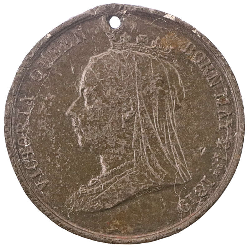 1897 United Kingdom Commemorative issue Diamond Jubilee of Queen & Empress Victoria (1837-1897) Tin-