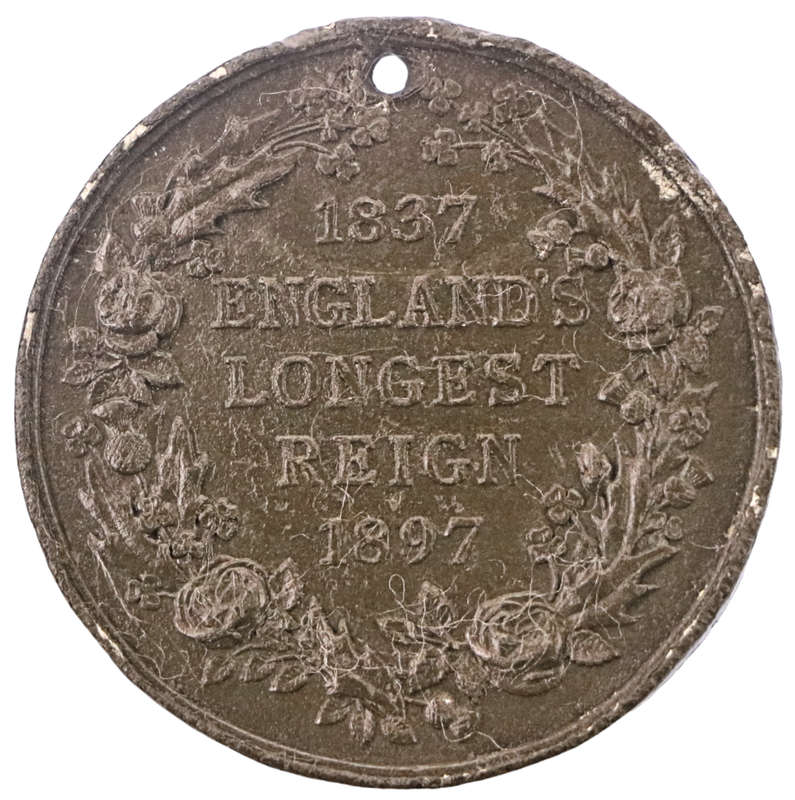 1897 United Kingdom Commemorative issue Diamond Jubilee of Queen & Empress Victoria (1837-1897) Tin-