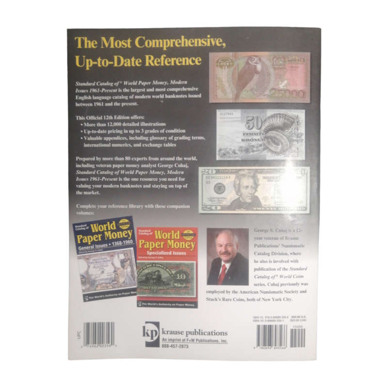2006 Standard Catalog Of World Paper Money- Modern Issues 1961-Present by George S. Cuhaj Softcover