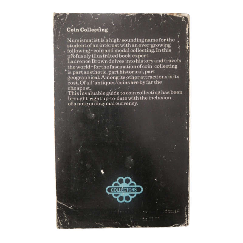 1970 Coin Collecting by Laurence Brown Softcover