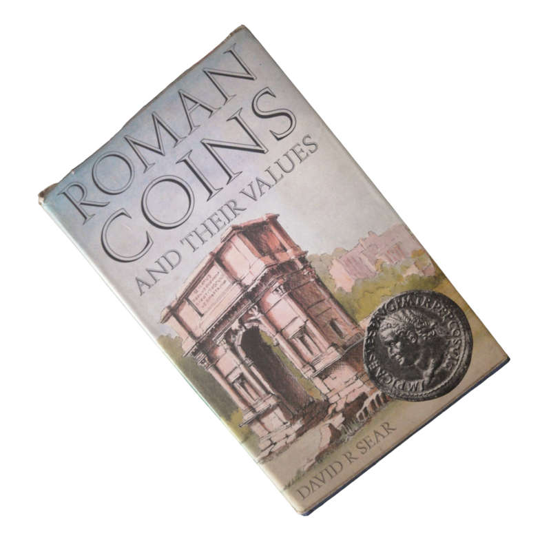 1974 Roman Coins And Their Values by David R. Sear Hardcover w/ Dustjacket