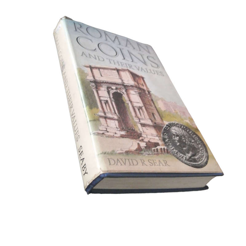1974 Roman Coins And Their Values by David R. Sear Hardcover w/ Dustjacket