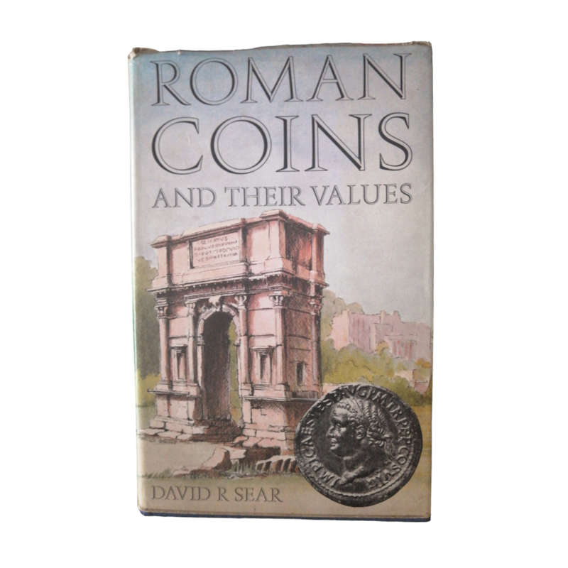 1974 Roman Coins And Their Values by David R. Sear Hardcover w/ Dustjacket
