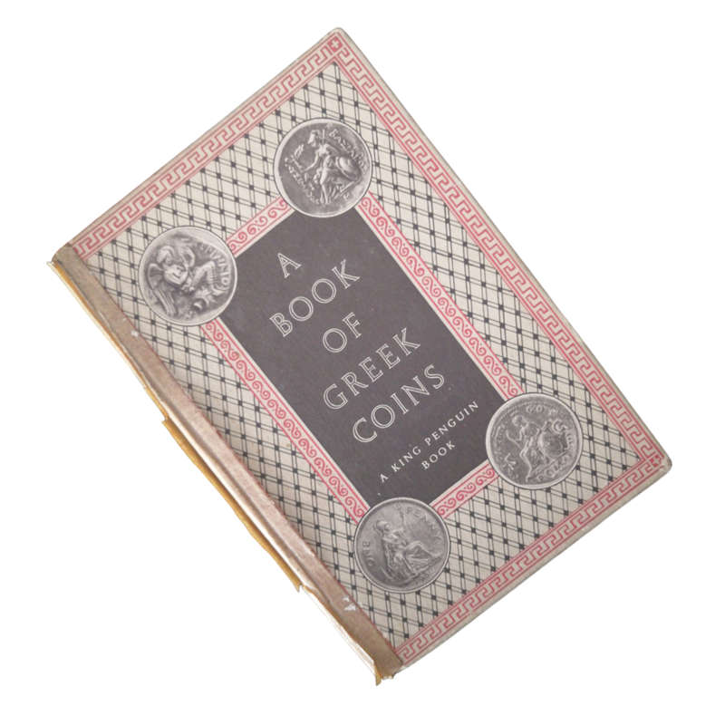 1952 A Book Of Greek Coins by Charles Seltman Hardcover w/o Dustjacket