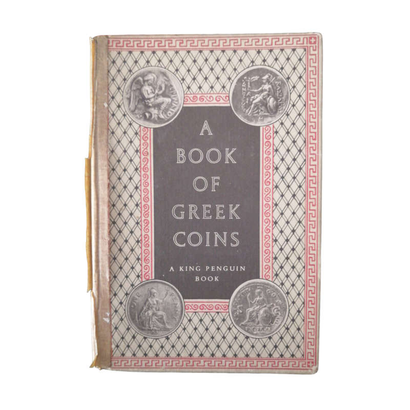 1952 A Book Of Greek Coins by Charles Seltman Hardcover w/o Dustjacket