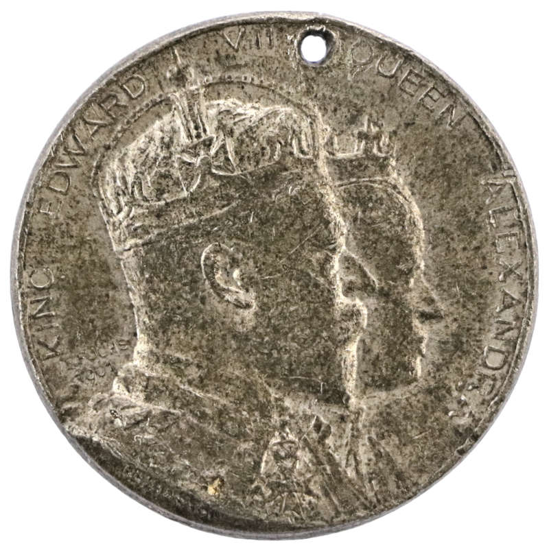 1902 South Africa Cape Colony Edward VII Coronation: Mowbray White Metal