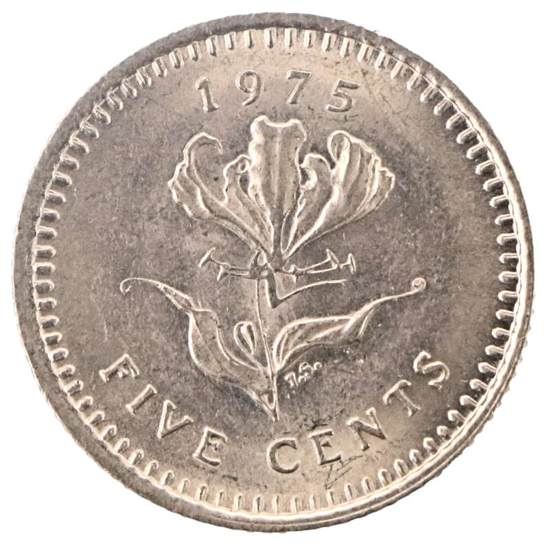 1973 Rhodesia 5 Cent KM#12