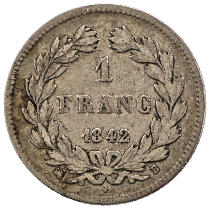 1842 France 1 Franc