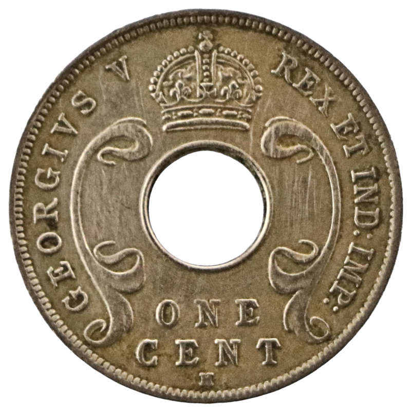 1911 East Africa and Uganda Protectorate 1 Cent KM#7