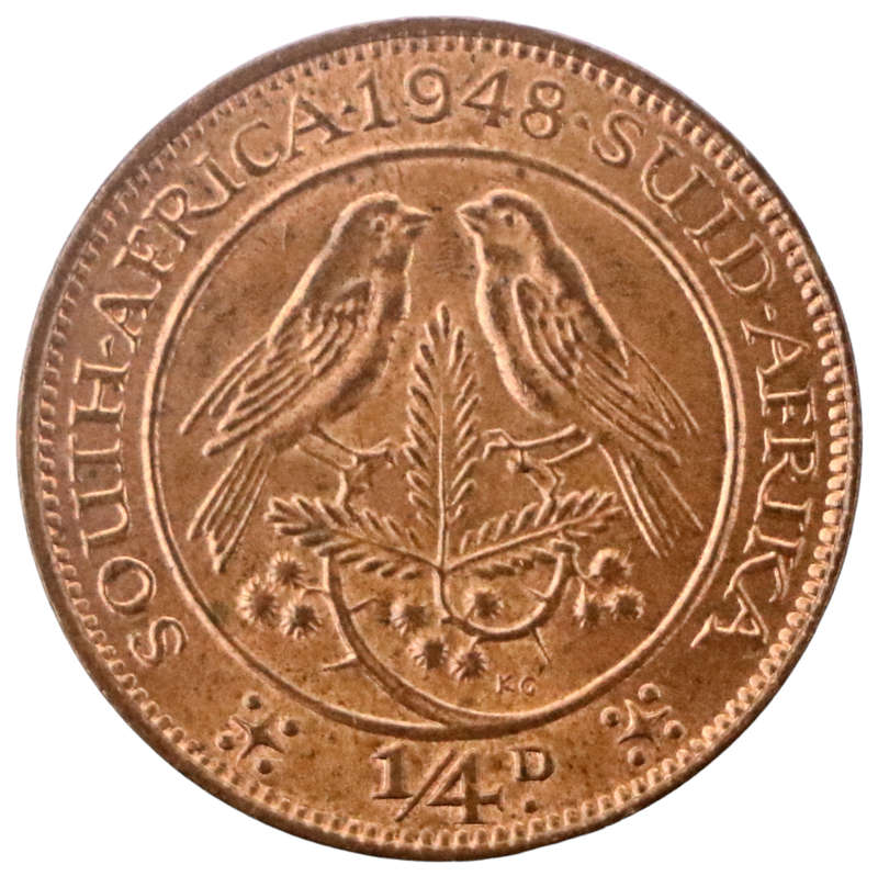 1948 South Africa 1/4 Penny