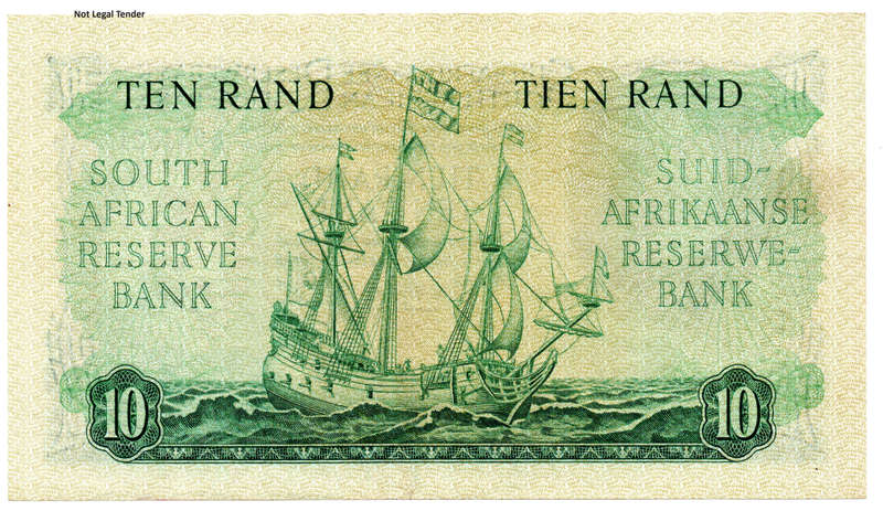 1961 South Africa Type 1 Fourth Issue MH De Kock R10